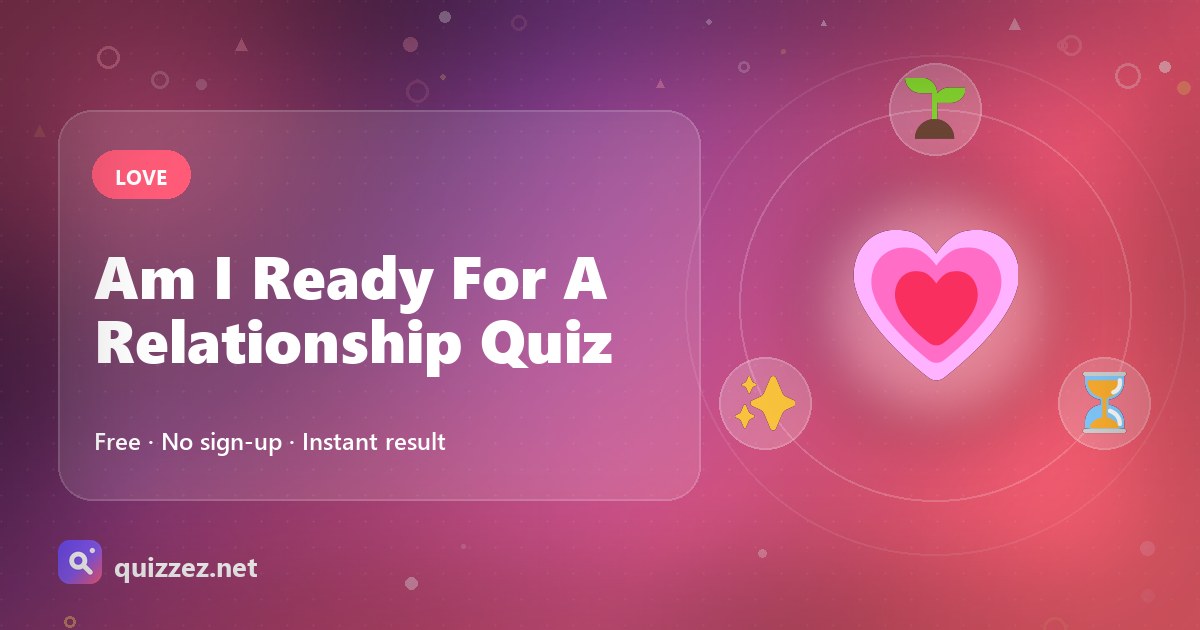 Am I Ready For A Relationship Quiz