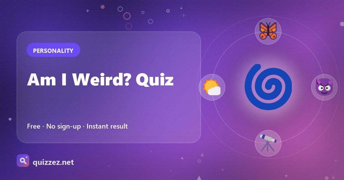 Am I Weird? Quiz