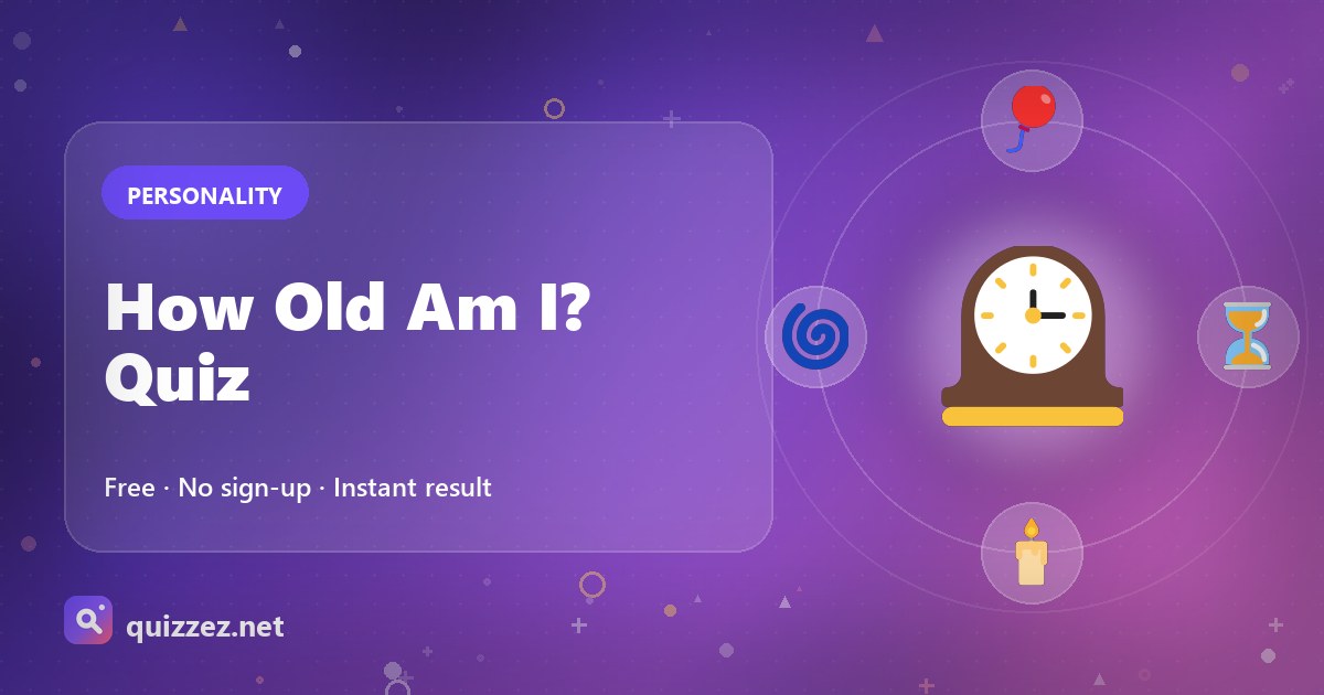 How Old Am I? Quiz