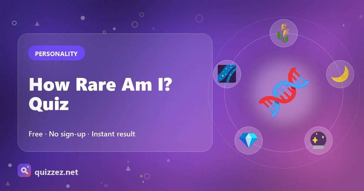 How Rare Am I? Quiz