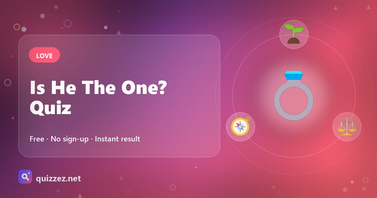 Is He The One? Quiz