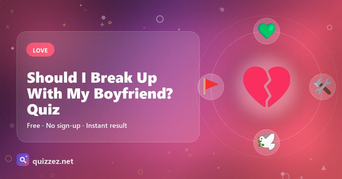Should I Break Up With My Boyfriend? Quiz