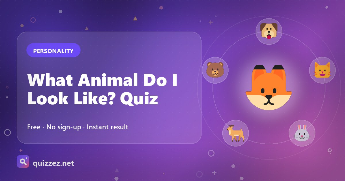 What Animal Do I Look Like? Quiz