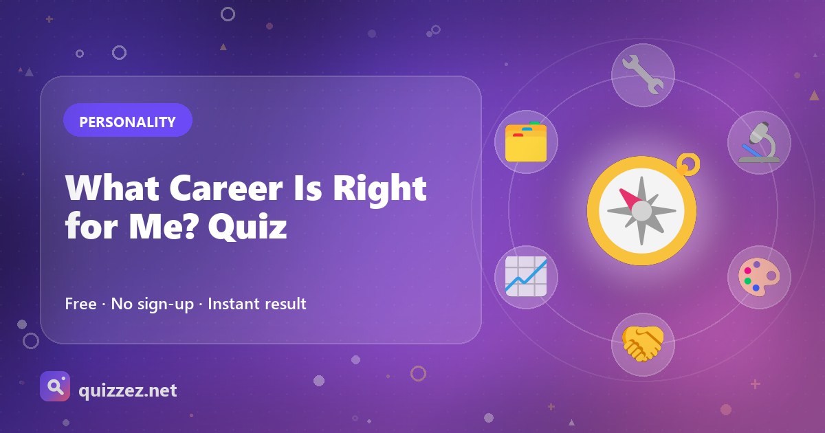 What Career Is Right for Me? Quiz