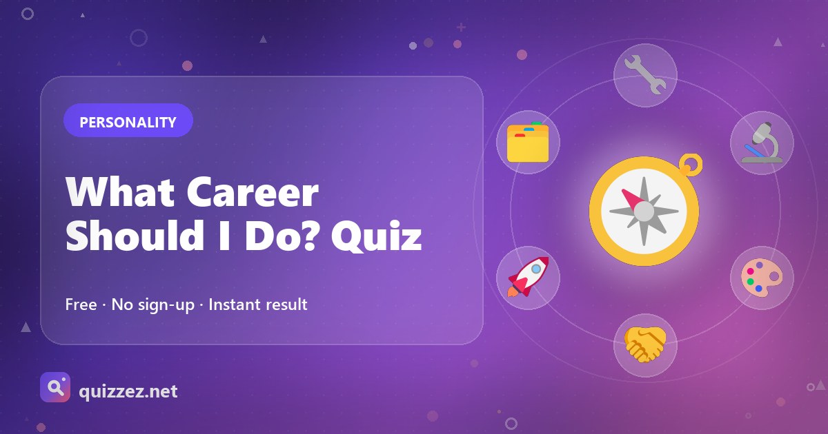 What Career Should I Do? Quiz