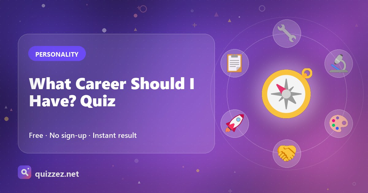 What Career Should I Have? Quiz