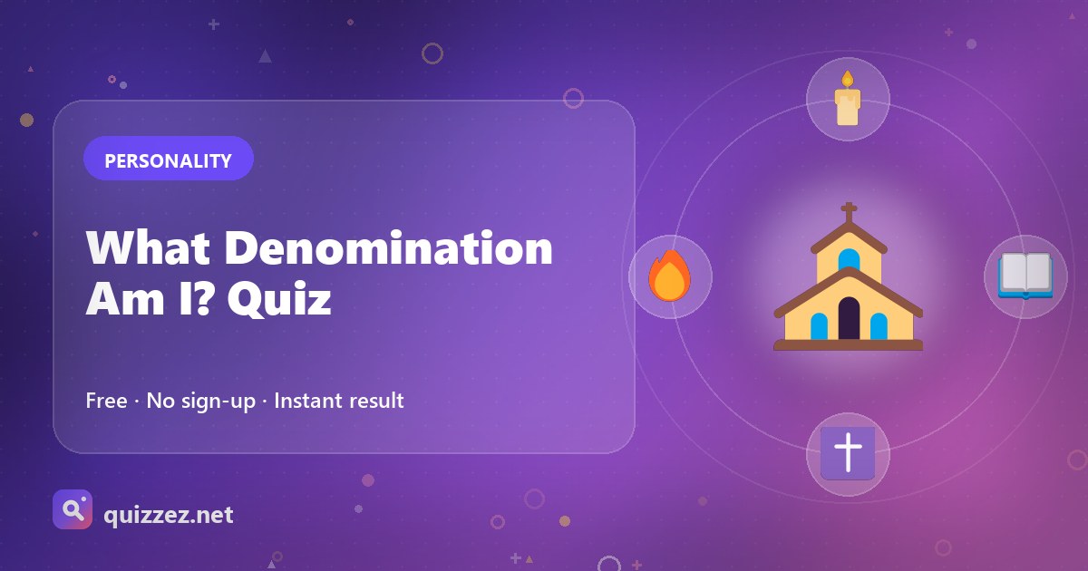 What Denomination Am I? Quiz