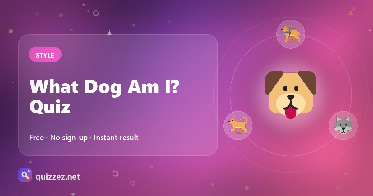 What Dog Am I? Quiz