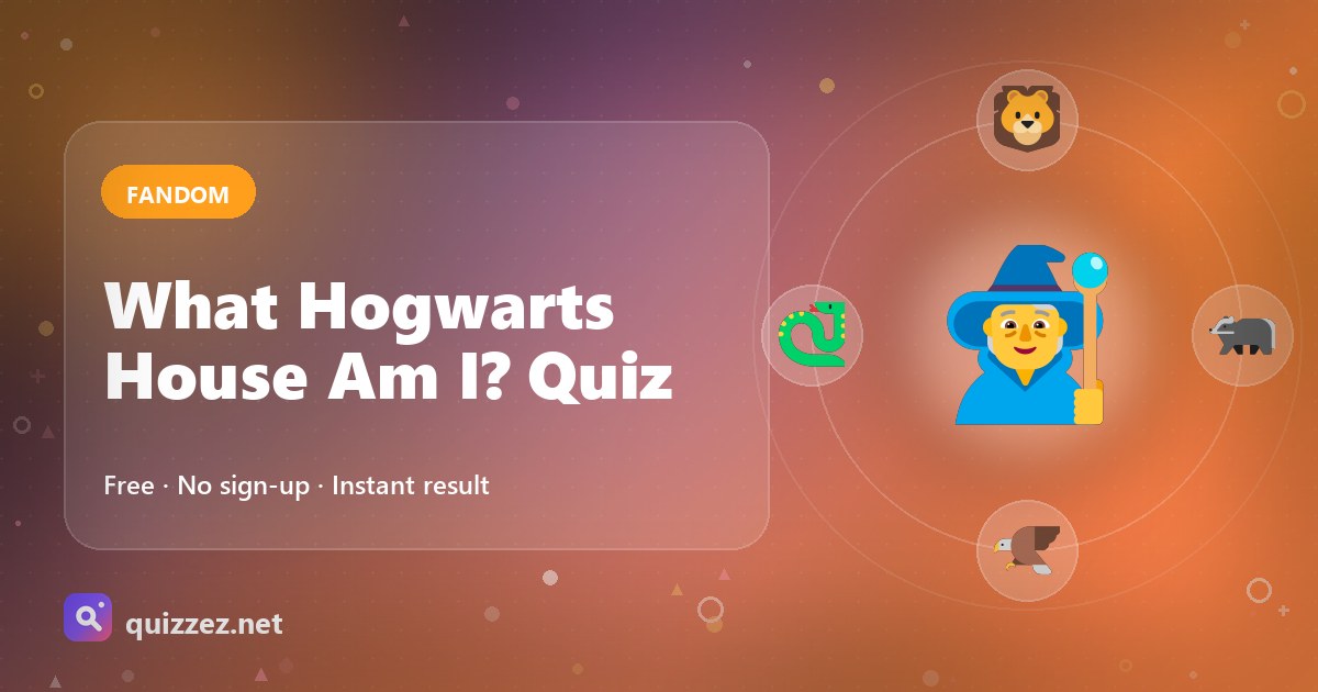 What Hogwarts House Am I? Quiz