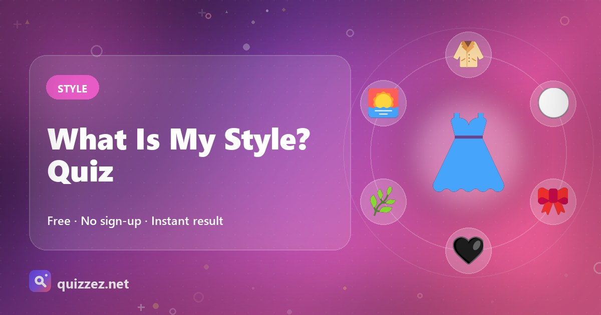 What Is My Style? Quiz