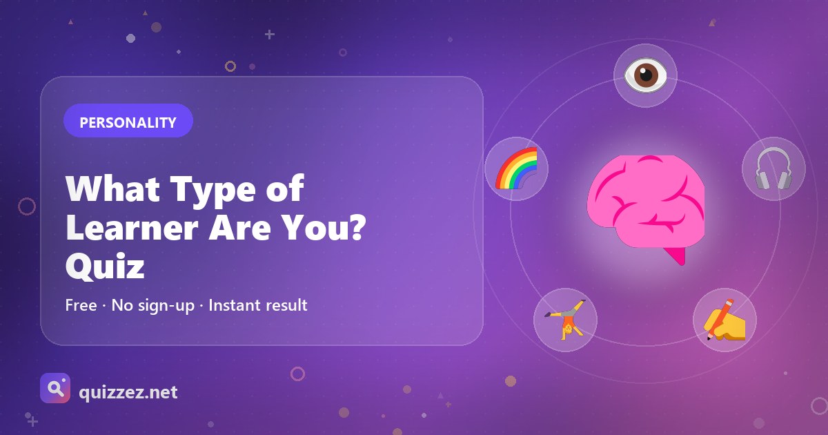 What Type of Learner Are You? Quiz