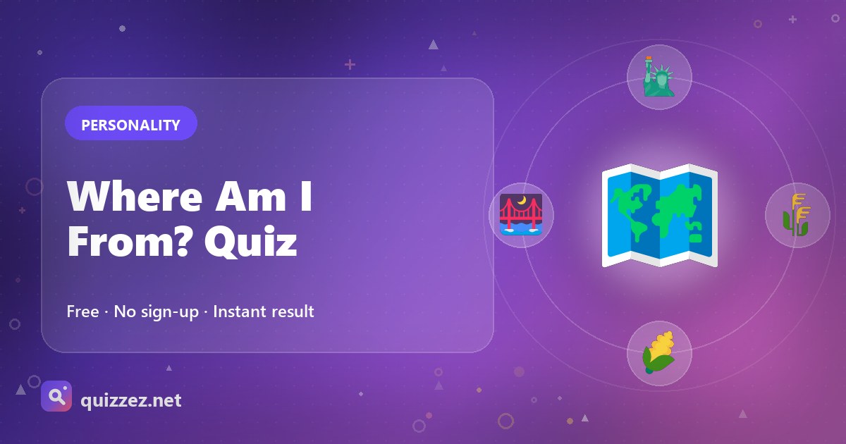 Where Am I From? Quiz
