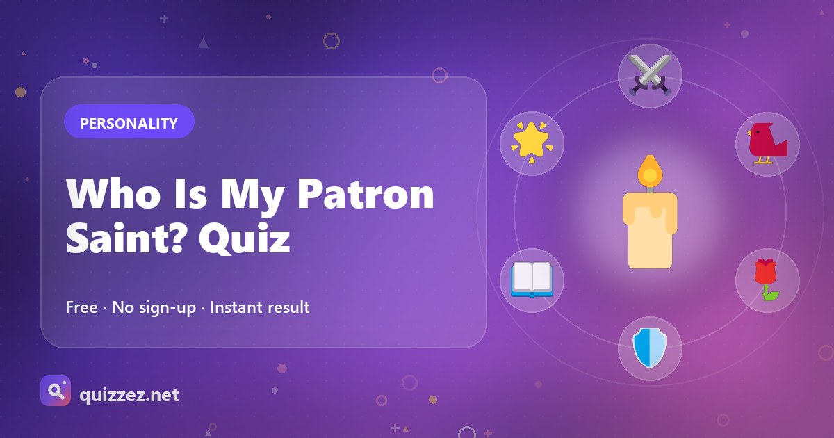 Who Is My Patron Saint? Quiz