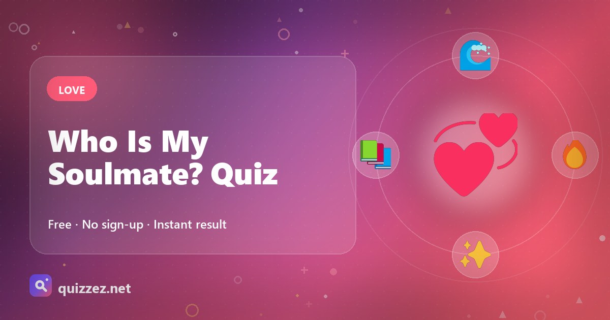 Who Is My Soulmate? Quiz